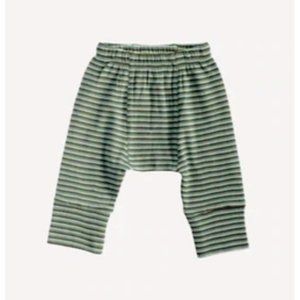 Kate Quinn Organics Classic Panda Pant Olive Stripe